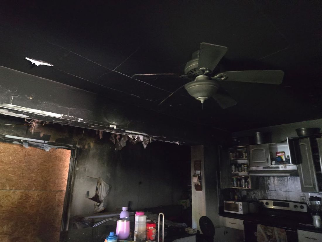 Smoke and soot damage throughout a home's interior — the kind of claim Homeland handles for Cherry Hill, NJ property owners