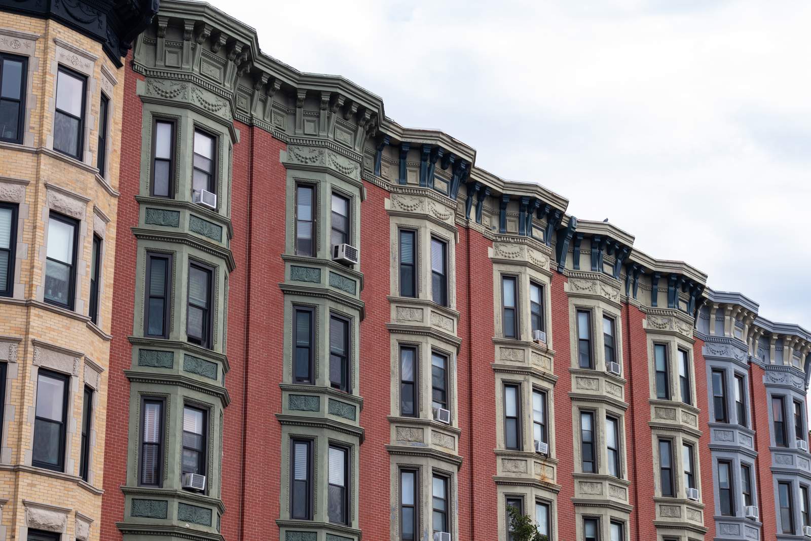 Brownstone row houses in Hoboken, NJ — Homeland Public Adjusters serves Hoboken property owners