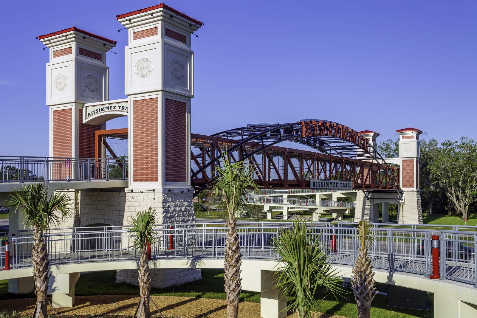 Pedestrian bridge towers in Kissimmee, FL — Homeland Public Adjusters serves Kissimmee property owners