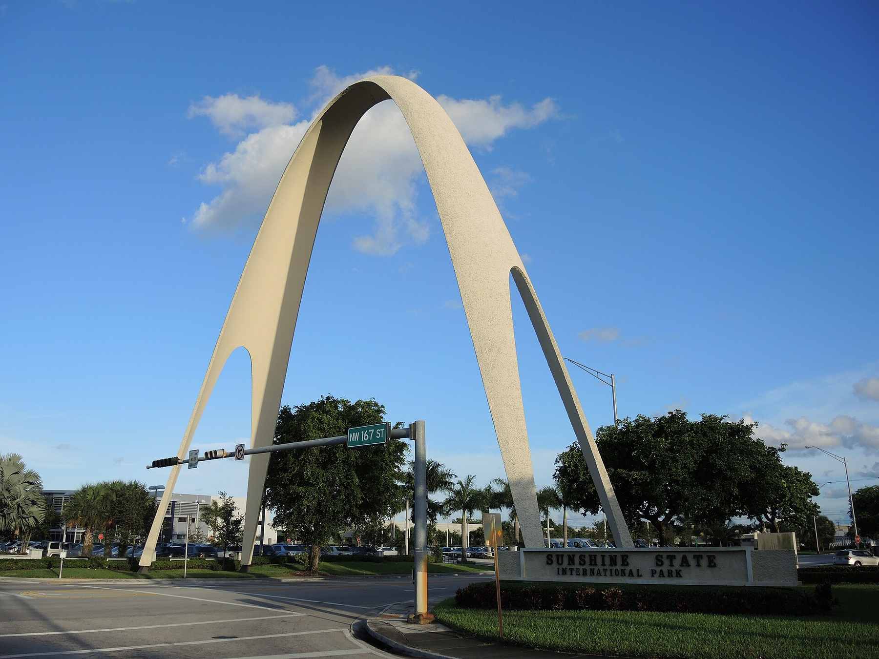 Miami Gardens, FL Sunshine State Arch landmark — Homeland Public Adjusters serves Miami Gardens property owners