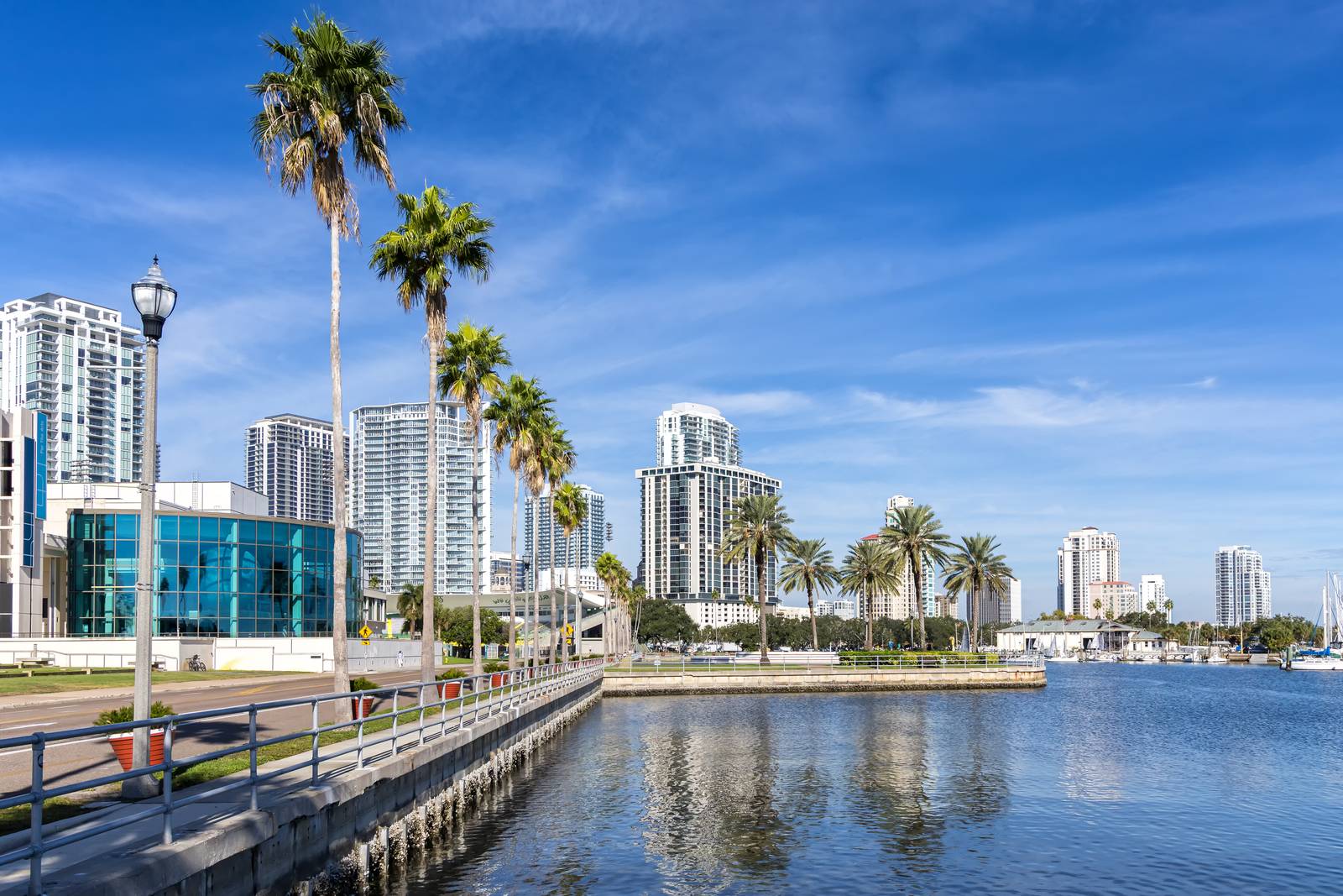 Downtown St Petersburg, FL waterfront and skyline — Homeland Public Adjusters serves St Petersburg property owners