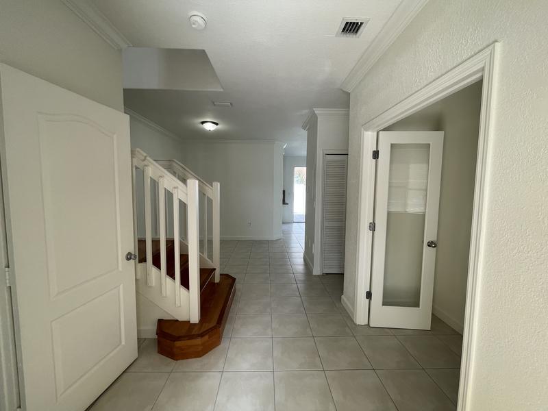 Empty, vacant rental property unit interior between tenancies