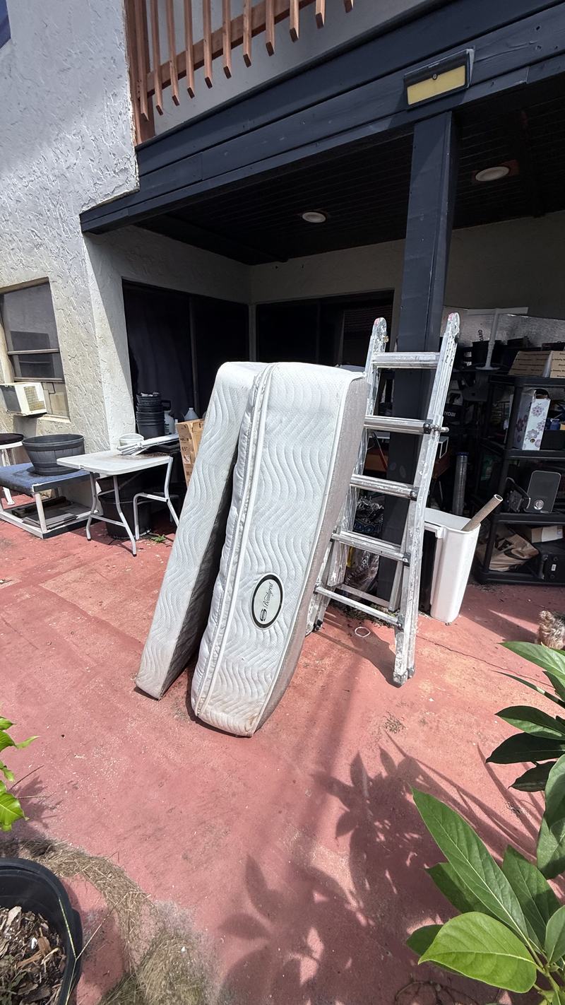 Renter's damaged belongings after a property loss