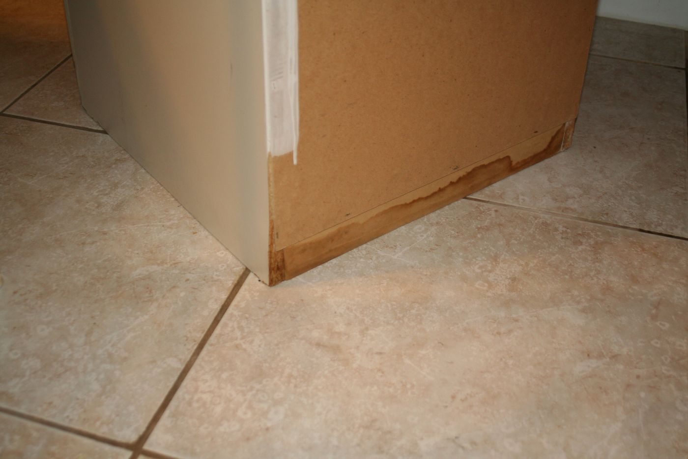 Exposed wall cavity showing water-damaged framing and old piping — the kind of claim Homeland documents for Monmouth County, NJ property owners