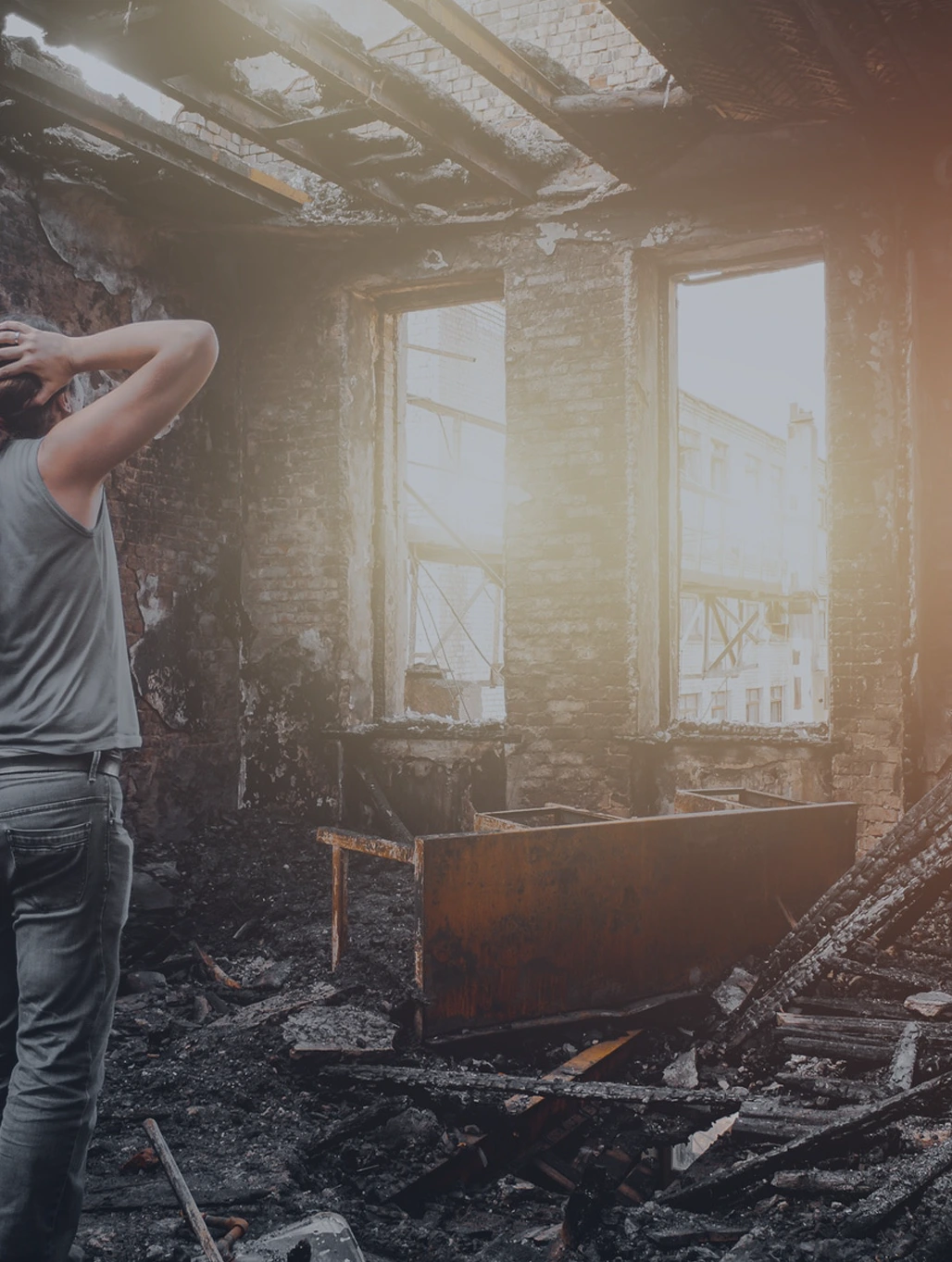 smoke damage fire